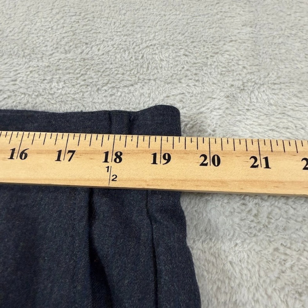 Charles Tyrwhitt Dress Pants Men 38x30 Grey Blue Striped Wool Classic Fit Preppy - Picture 10 of 15
